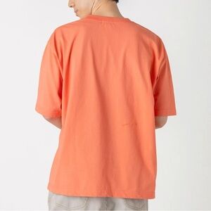 L.L. Bean Short Sleeve Tee in Coral Orange